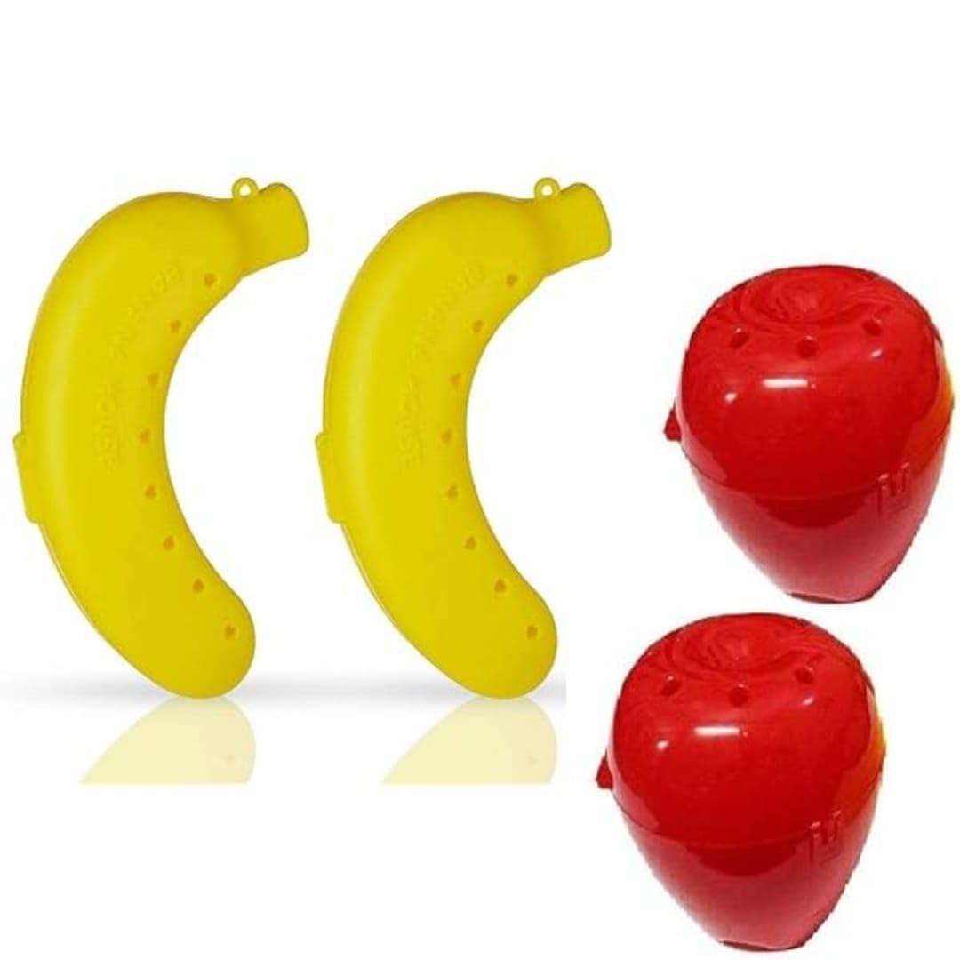 Buy AG Enterprises Banana and Apple Shaped Lunch Case Set Pack of